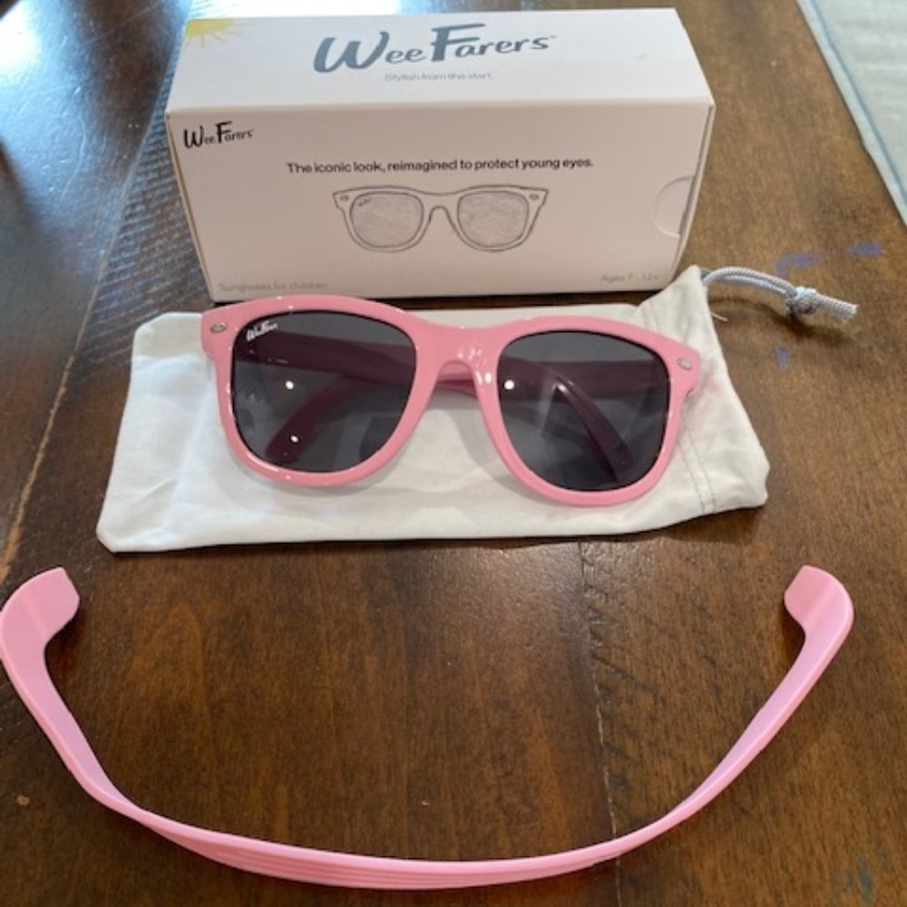 WeeFarers Pink Polarized Sunglasses Ages 7-12